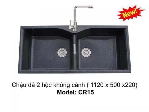 CHẬU RỬA CHÉN ĐÁ NHÂN TẠO CR15