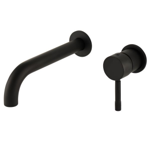 Vòi rửa mặt gắn tường màu đen cao cấp MT-VTC2C