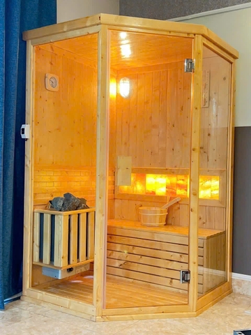 Phòng xông hơi khô gia đình chặt góc PXHMT-13