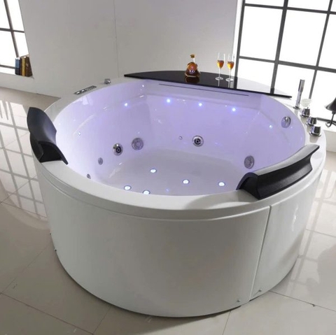 Bồn tắm xây massage  MT-BSX3 dáng tròn (1800-2000x650mm)