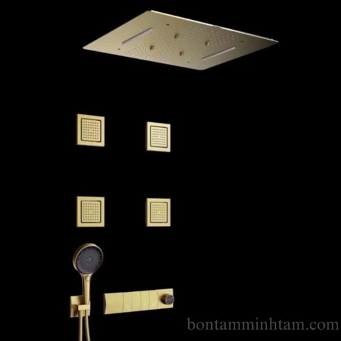 Sen tắm âm trần đồng thau MT-SAT19 cao cấp