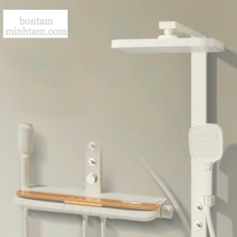 Sen cây đồng mạ massage nhấn màu be cao cấp MT-SG02