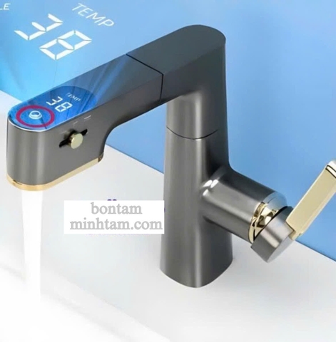 Vòi rửa mặt dây rút MT-VDR1 hiển thị nhiệt độ