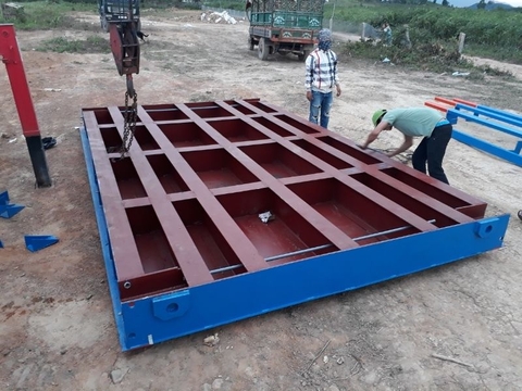 Trạm cân xe tải 80 tấn || 3m x 12m thiết kế I300