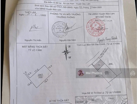 Bán đất Bảo Lâm xã Lộc Nam giá ngộp