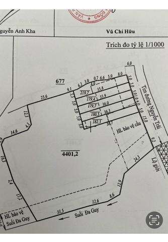 Đất Đah Huoai đường Nguyễn Trãi