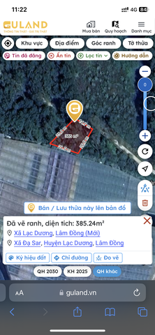 Bán đất Lạc Dương tại xã Đạ Sar view rừng thông