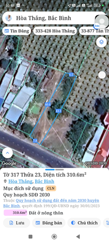 Bán đất Đam Rông tại xã Hòa Thắng