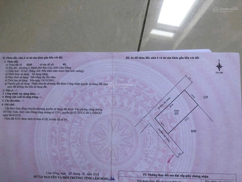 Đất nền Bảo Lộc thổ cư chính chủ