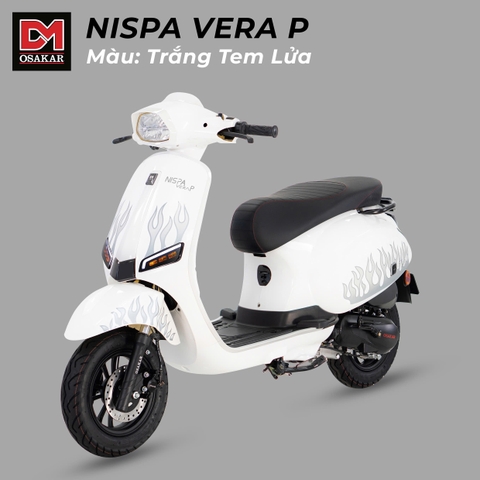 NISPA VERA P  màu trắng đen lửa