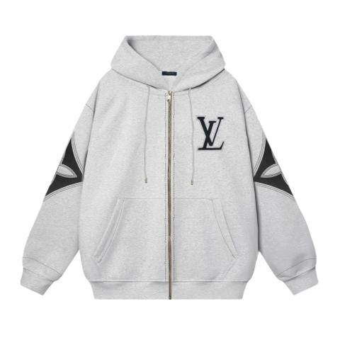 Hoodie Zip Louis Vuitton Intarsia (new)