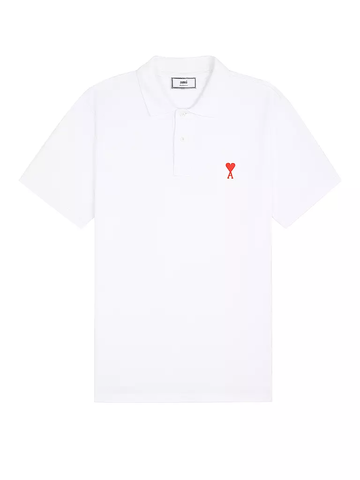 Polo AMI Paris De Coeur - Trắng
