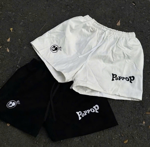 Quần Short Kaki Poppop Thêu