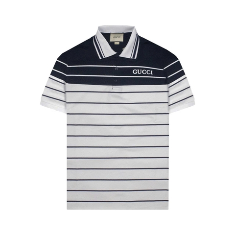 Polo Gucci Embroidery Kẻ Ngang