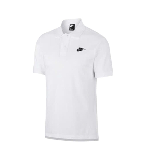 Polo Nike Thêu basic 1 Logo Trắng