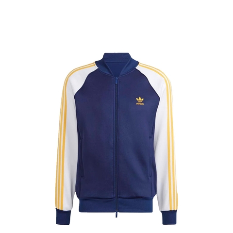 Bomber Zip Adidas SST Phối Tay Viền Vàng