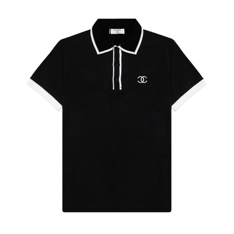 Polo Chanel Basic Phối Viền