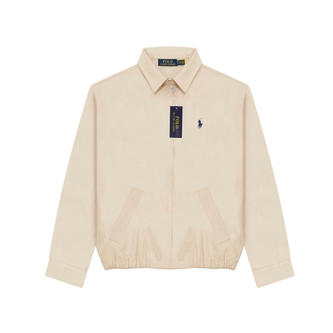 Áo Khoác Kaki Ralp Laurent Logo Thêu Ngựa