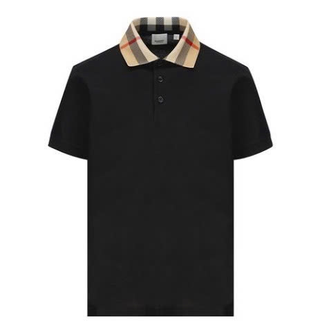 Polo BBR Burberry Viền Cổ Sọc Caro V2
