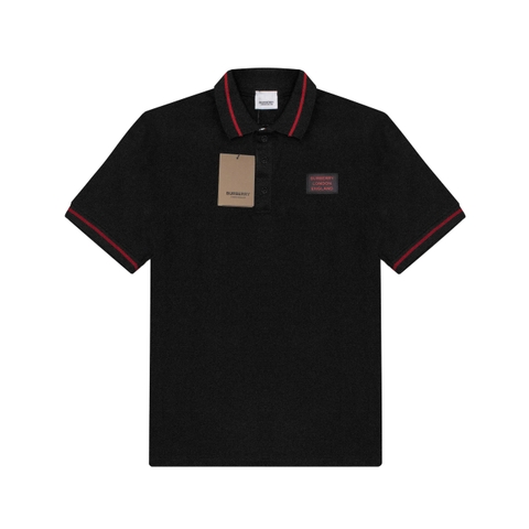 Polo BBR Burberry Logo Appliqué Silicon