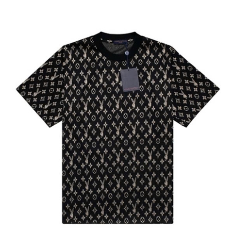 Áo thun LV Louis Vuitton Stripe Accent Monogram V2