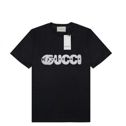 Áo Thun Thêu Xù Gucci x Balenciaga