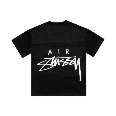 Áo Thun Lưới Nike x Stussy - Đen