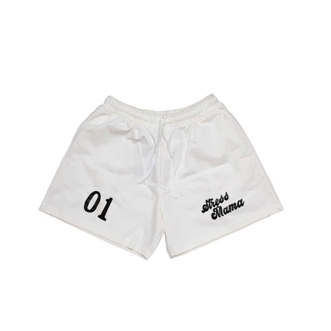 Quần Short Kaki Stressmama Thêu