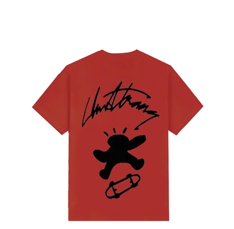Áo thun Chuottrang SKATE MAN -(Đỏ) in hình sắc nét