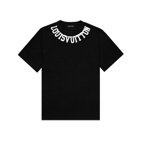 Áo Thun Louis Vuitton Cổ Thêu Xù