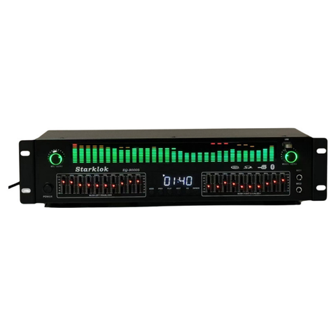Lọc xì EQ-9000S Starklok – Tăng cường âm thanh, Hiển thị LED đẹp, Có USB, Điều khiển từ xa
