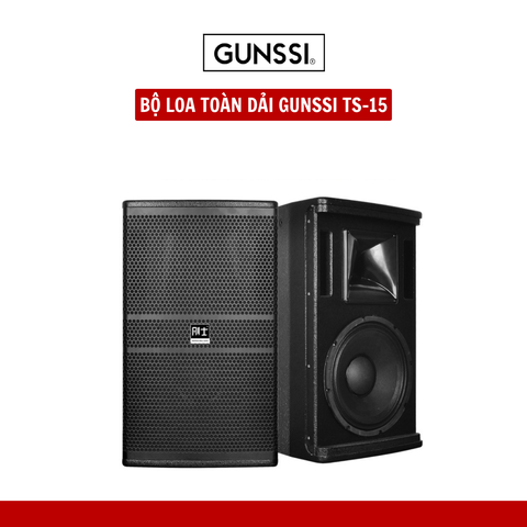 Loa Toàn Dải GUNSSI TS-12/TS-15 Công Suất Khủng Cho Dàn Karaoke, Sự Kiện,...