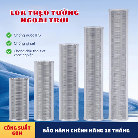 Loa cột treo tường SAST HQ-260 HQ-280, loa hộp treo tường, loa gắn tường ngoài trời công suất lớn 80W, chất âm hay