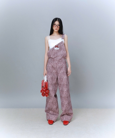 Yếm liền quần dài da beo - Melody Jumpsuit