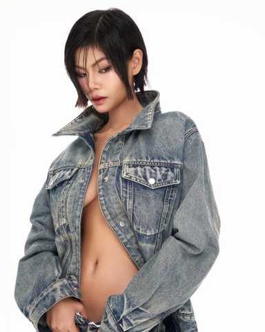 Áo khoác denim tay dài - Shadow Coat