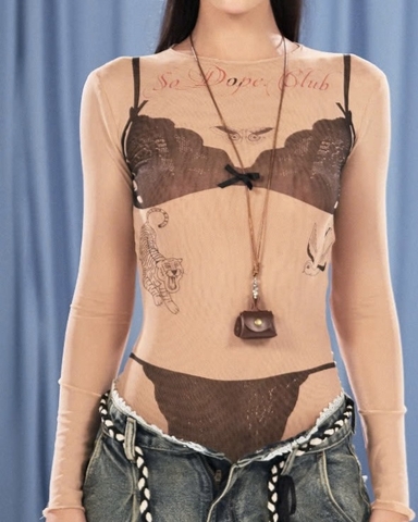 Áo liền quần hoạ tiết bikini - Báody Suit