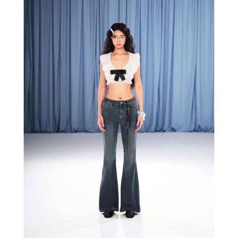 Quần jeans dài ống loe - Nelly Pants