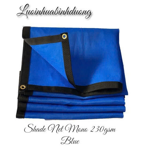 Lưới che nắng 80% - HDPE 230GSM  - Màu Xanh Dương