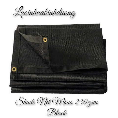 Lưới che nắng 80% - HDPE 230GSM  - Màu Đen