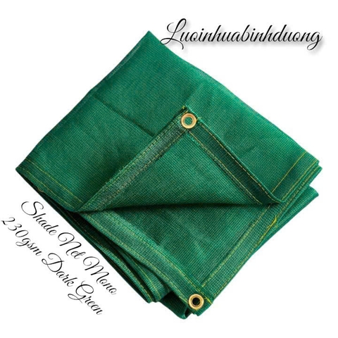 Lưới che nắng 80% - HDPE 230GSM  - Màu Xanh Đen