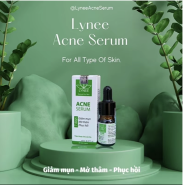 Lynee Acne Serum thảo dược giảm mụn mờ thâm phụ hổi da - Kem mụn không chứa Corticoid và Paraben - Skincare
