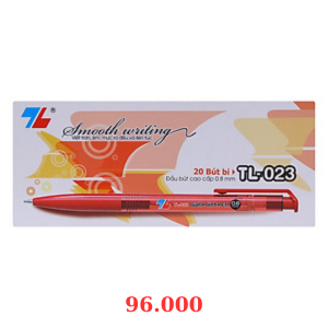 Bút bi Thiên Long TL-023 hộp 20 cây - đỏ