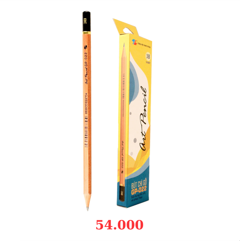 Bút chì mỹ thuật 3B GP-022 hộp 10 cây