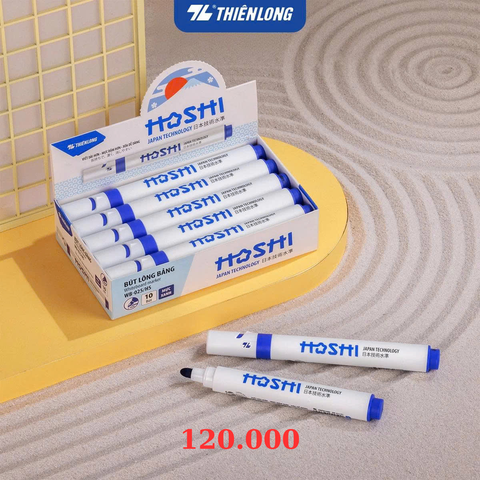 Bút Lông Bảng Hoshi WB-025/HS Hộp 10 cây - Xanh
