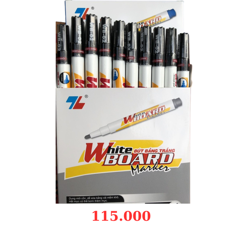 Bút Lông Bảng Thiên Long WB-02 hộp 20 cây - Đen