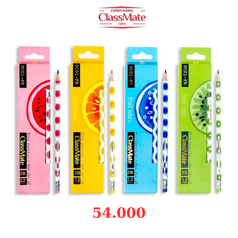 Hộp 12 bút chì chuốt 2B Classmate PC01-FR