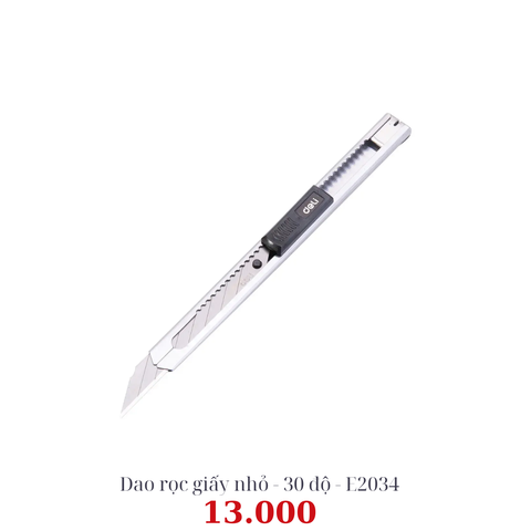 Dao rọc giấy nhỏ - 30 độ Deli E2034