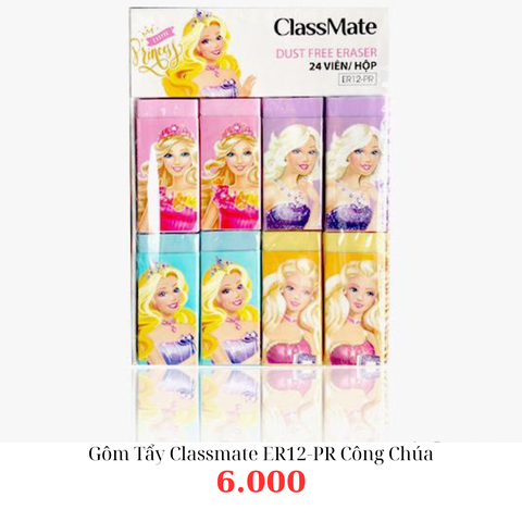 Gôm Tẩy Classmate ER12-PR Công Chúa