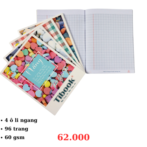 Lốc 10 quyển tập HS Thuận Tiến Tuổi Học Trò 96 trang