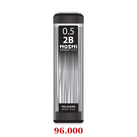 Min chì PCL-010/HS 2B 0.5mm hộp 10